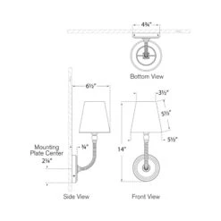 Basden Wall Light -City Lights Store visual comfort signature basden wall light line drawing ae40b7b0 9b25 4be6 b9e6 40620d3afbf3