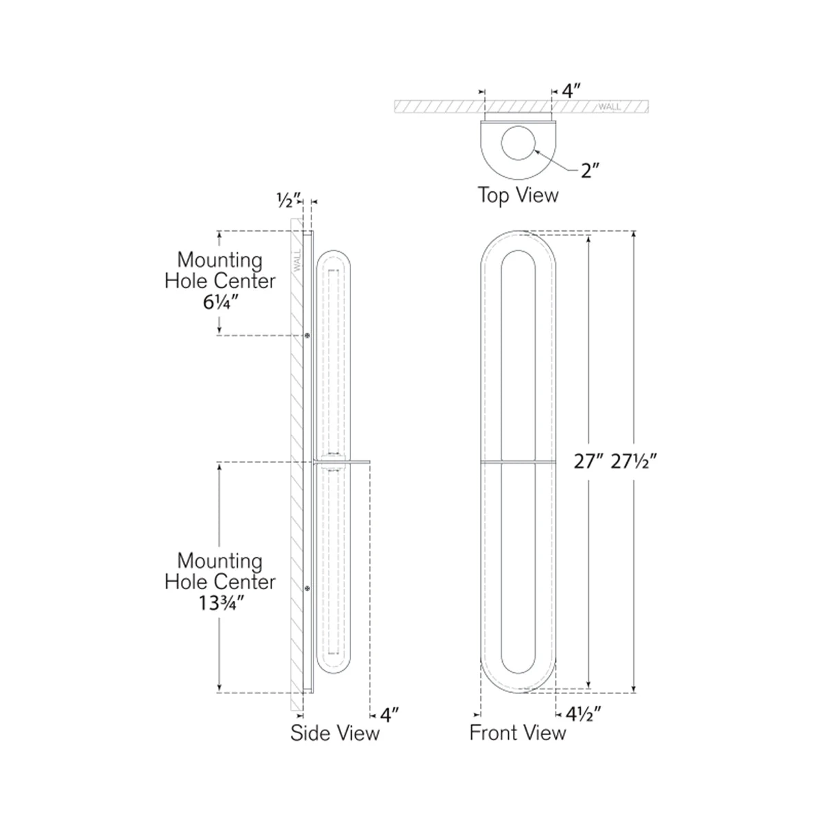 Fosse LED Linear Tube Wall Light 14 Fosse LED Linear Tube Wall Light - Image 12