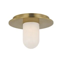 Fosse Solitaire LED Flush Mount Ceiling Light