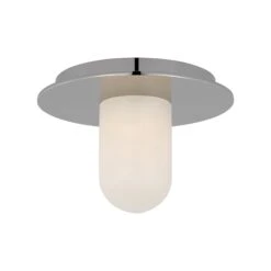 Fosse Solitaire LED Flush Mount Ceiling Light -City Lights Store visual comfort signature fosse solitaire led flush mount ceiling light 03 75c3dfe1 08b9 4b01 bd81 1c0864f0cc0f