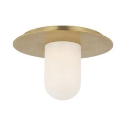 Fosse Solitaire LED Flush Mount Ceiling Light -City Lights Store visual comfort signature fosse solitaire led flush mount ceiling light 04 a76c58f8 3d3d 44ce 8db6 e750a47bb9ef