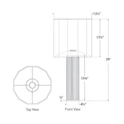 Fumar Table Lamp -City Lights Store visual comfort signature fumar table lamp line drawing 03 4331f15a 4a7e 46ea 98ae 0483288948cf