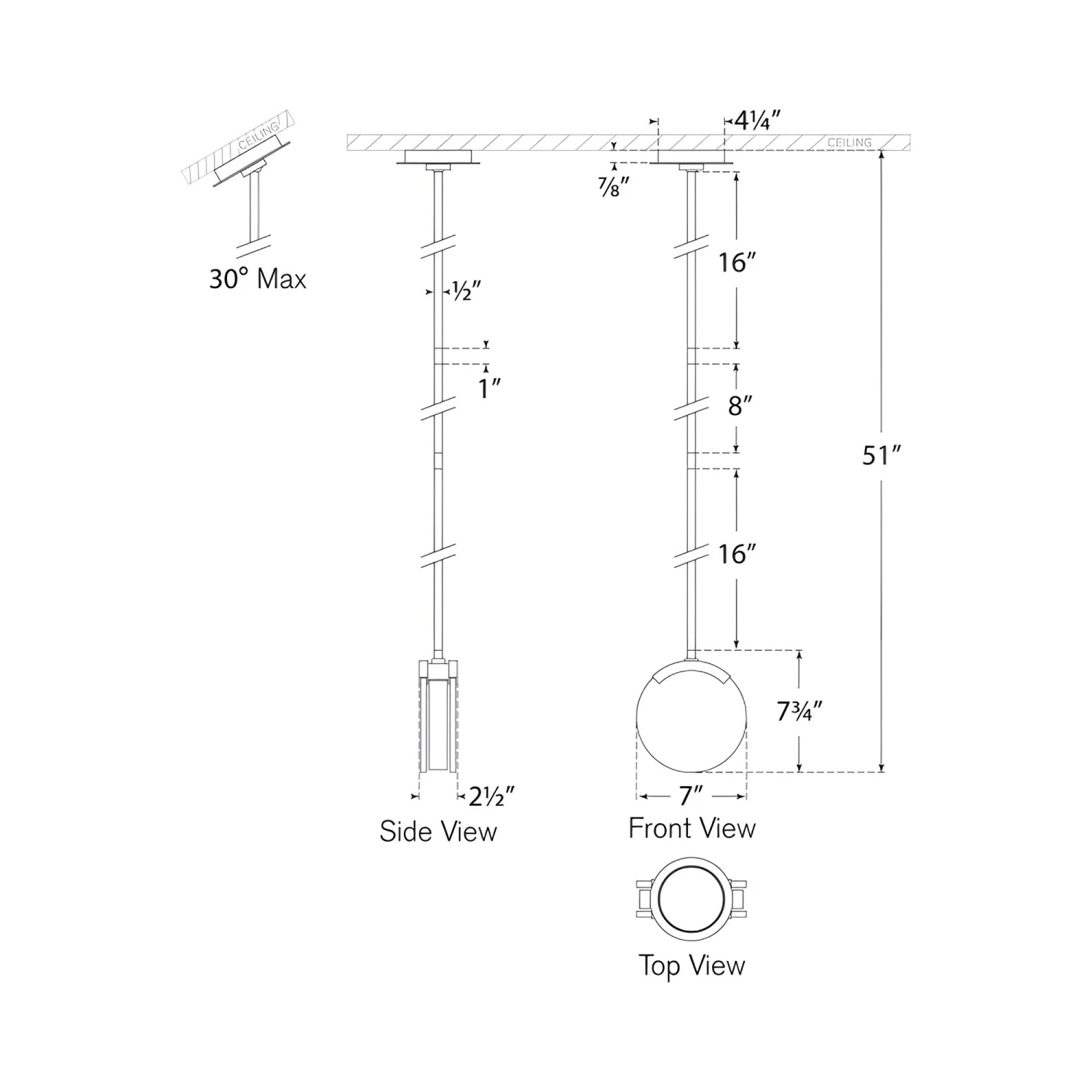 Melange LED Pendant Light 14 Melange LED Pendant Light - Image 12