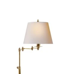 Triple Swing Arm Floor Lamp -City Lights Store visual comfort triple swing arm floor lamp 03