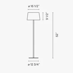 Warm LED Floor Lamp -City Lights Store warm floor lamp line drawing