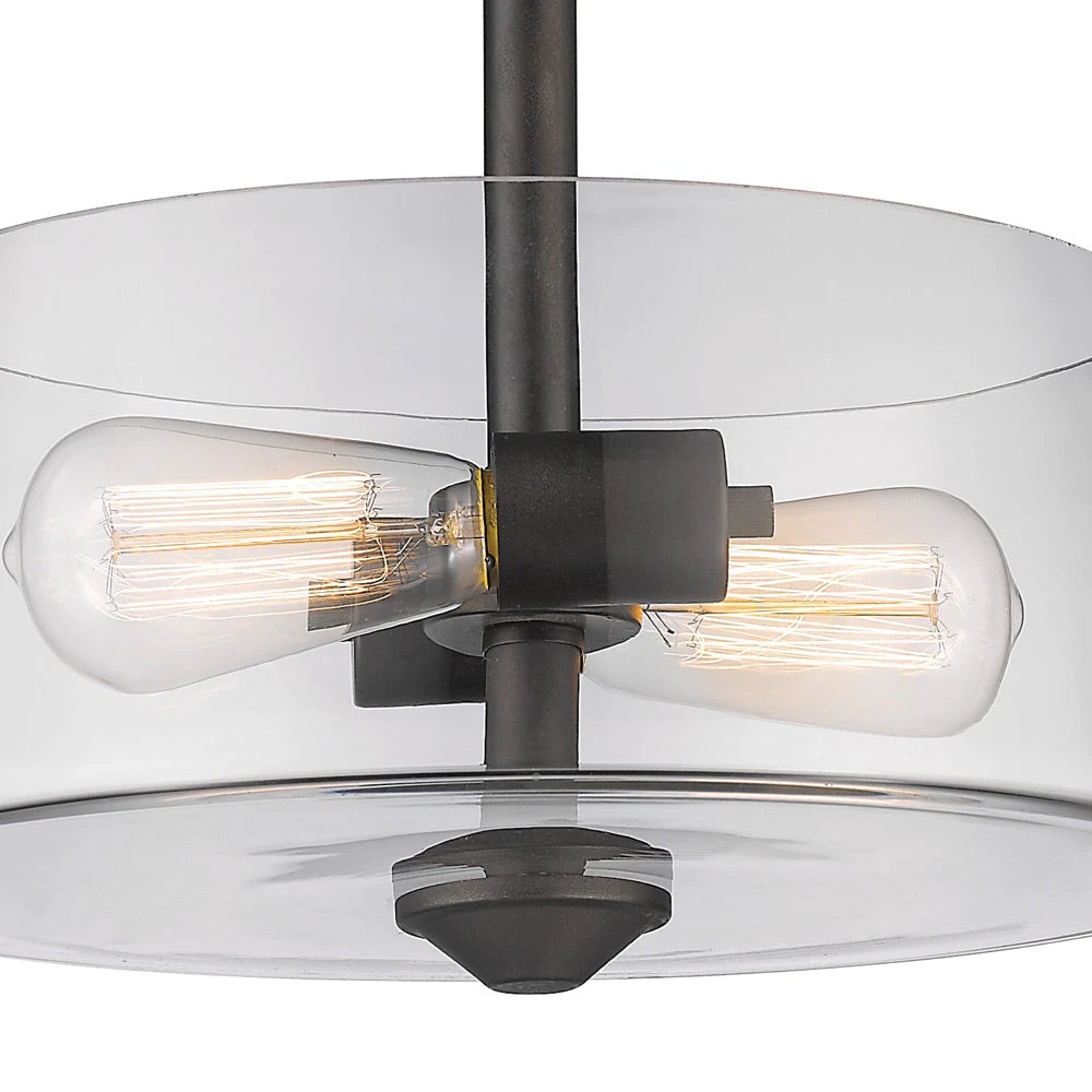 Z-LIte Annora Semi Flush Mount Ceiling Light 4 Z-LIte Annora Semi Flush Mount Ceiling Light - Image 2