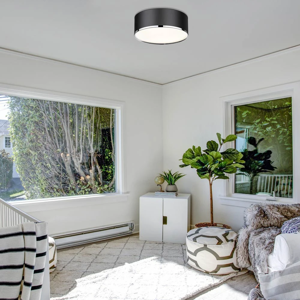 Z-LIte Arlo Round Flush Mount Ceiling Light 7 Z-LIte Arlo Round Flush Mount Ceiling Light - Image 5