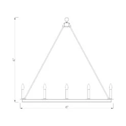 Z-LIte Barclay Square Chandelier -City Lights Store z lite barclay square chandelier line drawing 148e93b5 ed6f 4d3e 99e1 5b2fc885a69e