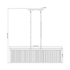 Z-LIte Carnaby Linear Chandelier -City Lights Store z lite carnaby linear chandelier line drawing d94e3f56 1b55 42b5 987d b2cbdd1ed374