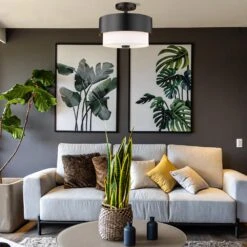 Z-LIte Counterpoint Semi Flush Mount Ceiling Light -City Lights Store z lite counterpoint semi flush mount ceiling light lifestyle 01 853bb2bf 0069 4ada 8ba6 4c30f0230622