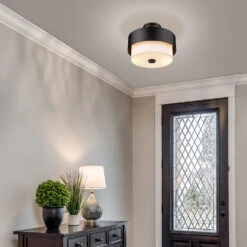 Z-LIte Counterpoint Semi Flush Mount Ceiling Light -City Lights Store z lite counterpoint semi flush mount ceiling light lifestyle 06 928e71c9 c454 4939 8fee fdb5253834a5