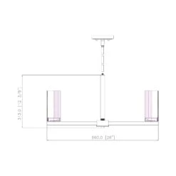 Z-LIte Danica Chandelier -City Lights Store z lite danica chandelier line drawing 02 40f5bb37 7086 45e9 9cb5 812a37d9f34d