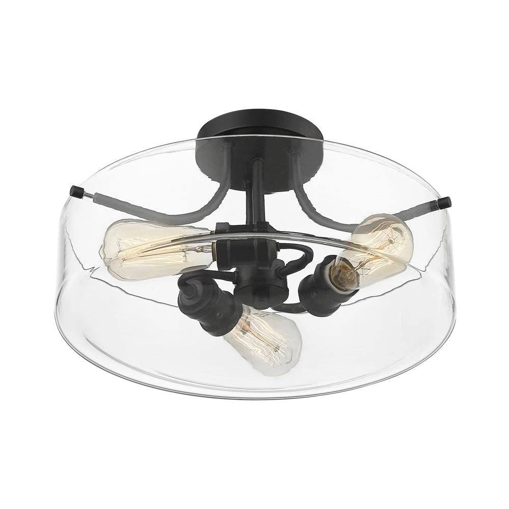 Z-LIte Delaney Flush Mount Ceiling Light 6 Z-LIte Delaney Flush Mount Ceiling Light - Image 4