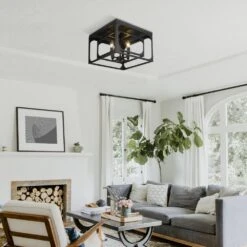 Z-LIte Easton Flush Mount Ceiling Light -City Lights Store z lite easton flush mount ceiling light lifestyle 03 35995016 2b44 46ef a3bc bdf2b204cea9