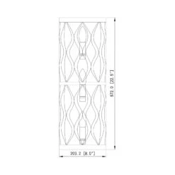 Z-LIte Harden Wall Light -City Lights Store z lite harden wall light line drawing 02 6ae3f8d6 e52d 456b b094 496a520a6714