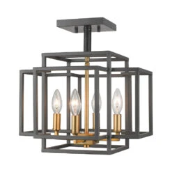 Z-LIte Titania Semi Flush Mount Ceiling Light -City Lights Store z lite titania semi flush mount ceiling light 03 c49bd3ab 963c 4297 b184 2dc074906c37