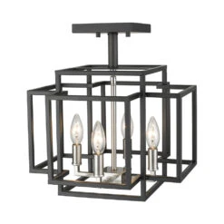 Z-LIte Titania Semi Flush Mount Ceiling Light -City Lights Store z lite titania semi flush mount ceiling light 07 c2e42af2 3cf5 4166 a3c9 9e8baa905947