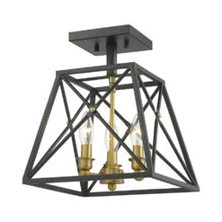Z-LIte Trestle Semi Flush Mount Ceiling Light -City Lights Store z lite trestle semi flush mount ceiling light 03 ce903275 e168 4d8b bf7d 2590316f5ab1