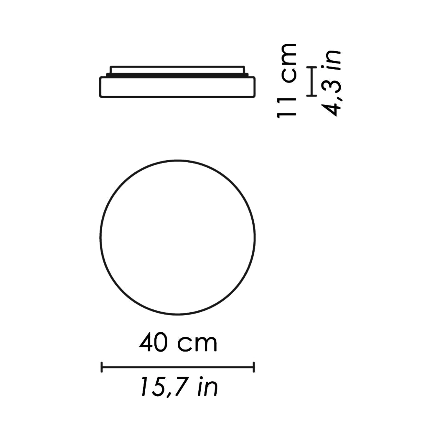Drum Ceiling/Wall Light 8 Drum Ceiling/Wall Light - Image 6
